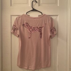 Victoria’s Secret Pink short sleeve V-neck T-shirt